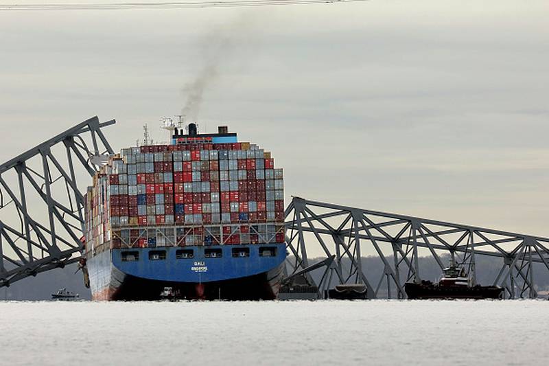 Harbor pilot's warned that the ship had lost power and was headed toward the bridge.